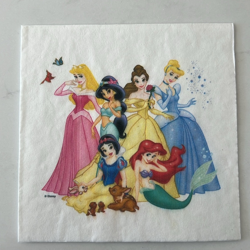 Princess Cocktail Paper Napkins (150) NIB - Picture 3 of 3
